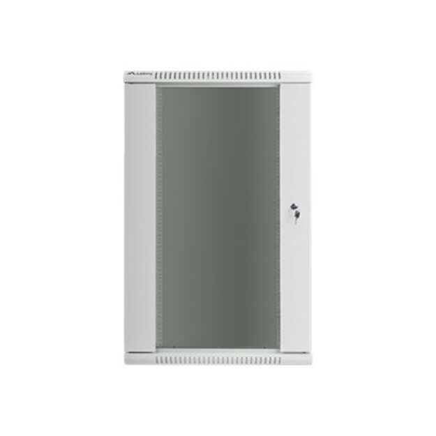 Komutacinė spinta pakabinama LANBERG WF01-6622-10S rack 19 demounted flat pack 22U/600x600mm gray