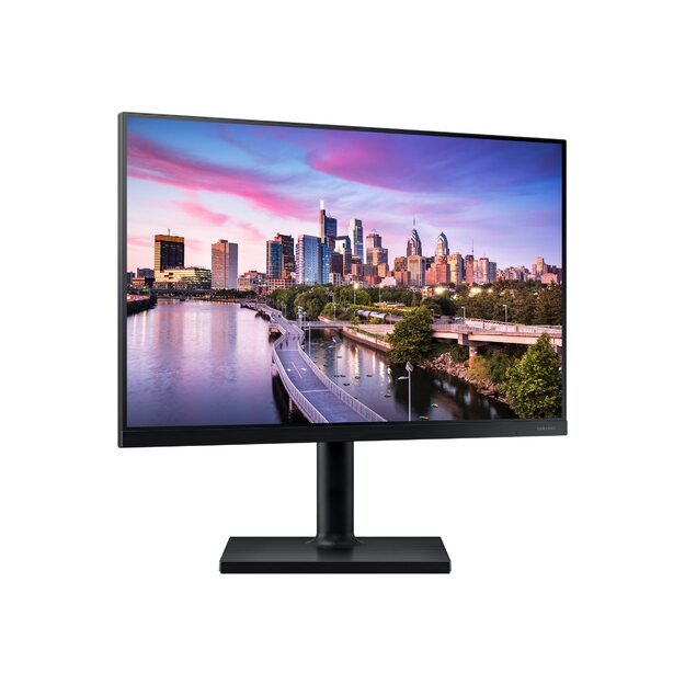 Monitorius SAMSUNG LF24T450GYUXEN 23.8inch 16:10 Wide WUXGA IPS 5ms Bezel-less HAS/Swivel/Pivot/Tilt 130mm 2xHDMI/DP USB hub HDMI cable