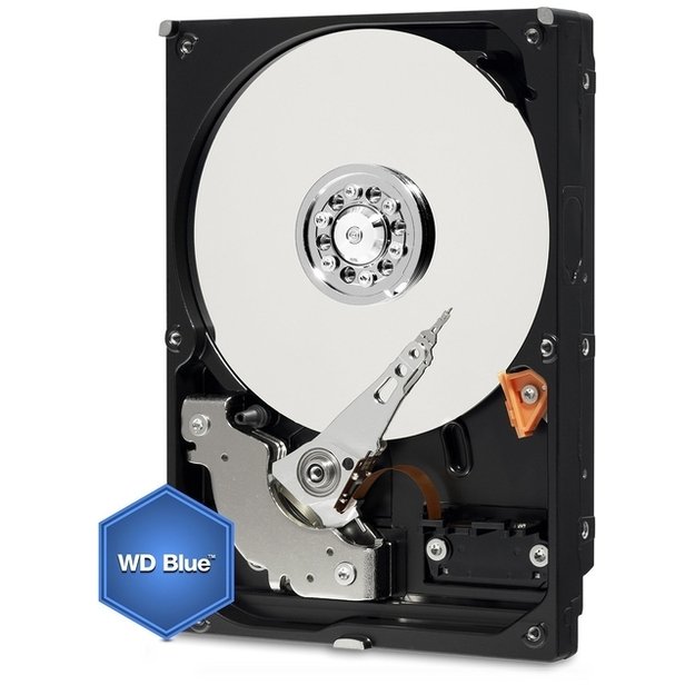 Kietasis diskas vidinis HDD|WESTERN DIGITAL|Blue|1TB|SATA 3.0|64 MB|7200 rpm|3,5 |WD10EZEX