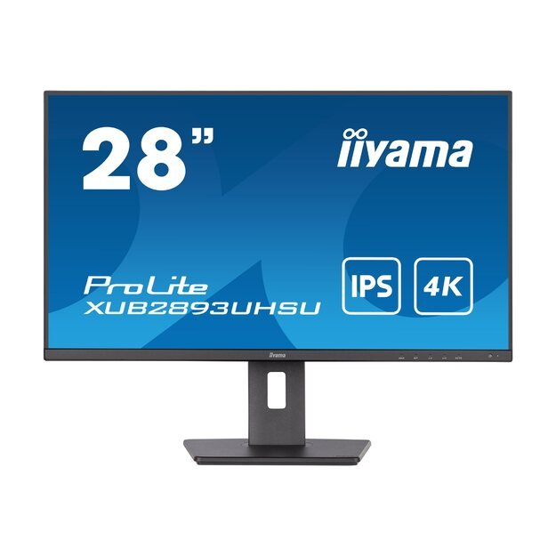 IIYAMA XUB2893UHSU-B5 28inch IPS 3840x2160 300cd/m2 3ms HDMI DP USB