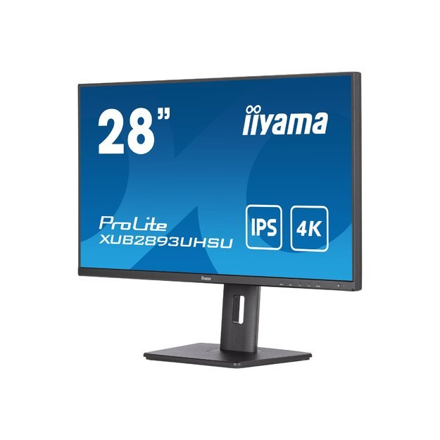 IIYAMA XUB2893UHSU-B5 28inch IPS 3840x2160 300cd/m2 3ms HDMI DP USB