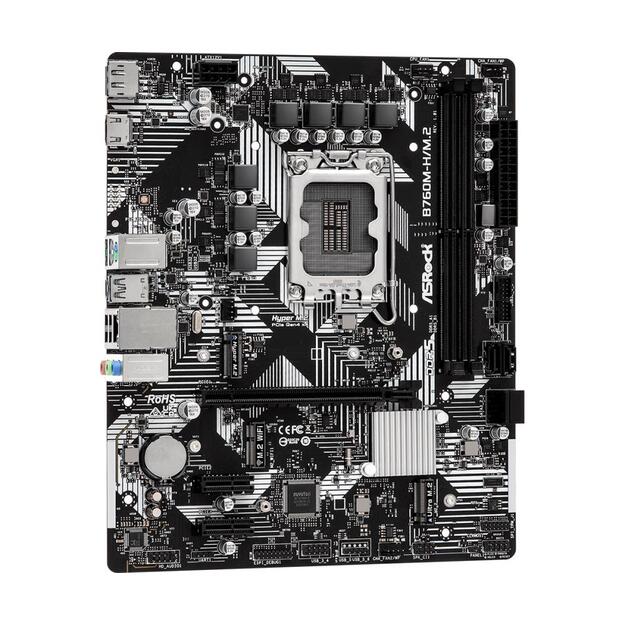 ASROCK B760M-H/M.2 mATX 2xDDR5 1xPCIe 4.0 x16 LAN 1Gb/s