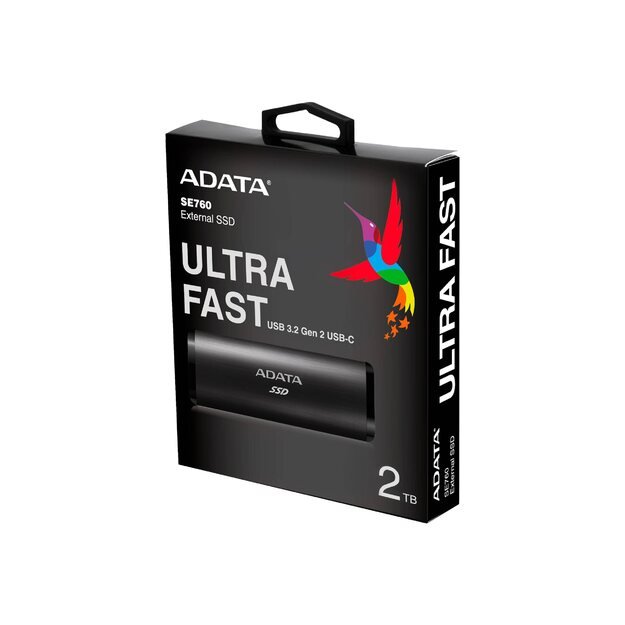 ADATA External SSD SE760 2TB Black