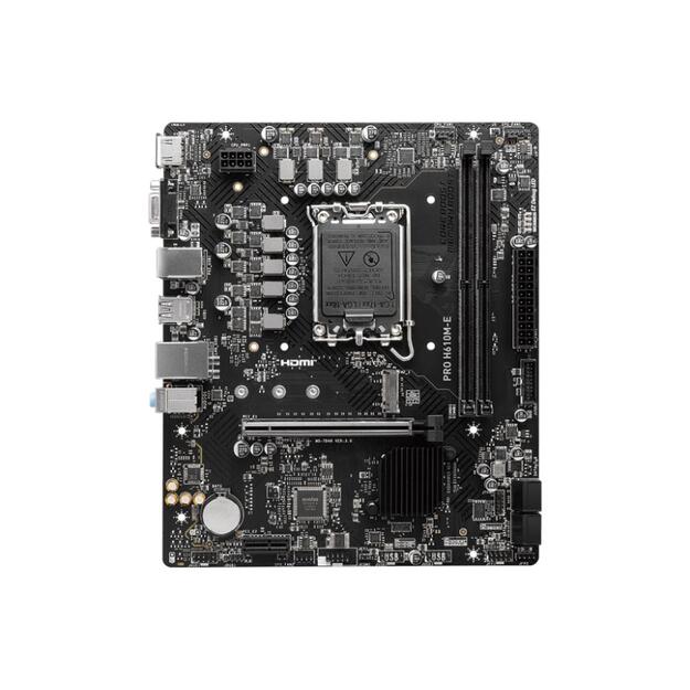 MSI PRO H610M-E Intel H610 LGA1700 2XDDR5 VGA HDMI Matx