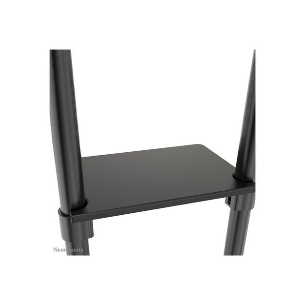 NEOMOUNTS TV/Monitor public Mobile Floorstand 37-70inch max 70kg Height 137cm Tilt Rotate VESA up to 600x400 black 4