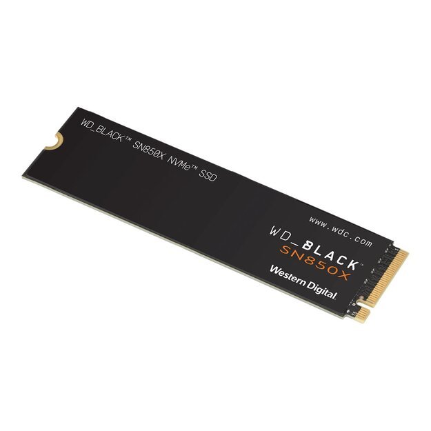 SSD|WESTERN DIGITAL|Black SN850X|1TB|M.2|PCIE|NVMe|Write speed 6300 MBytes/sec|Read speed 7300 MBytes/sec|2.38mm|TBW 600 TB|WDS100T2X0E 1