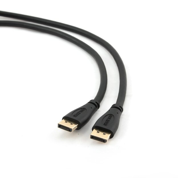 GEMBIRD CC-DP-1M Gembird cable DISPLAYPORT v1.2 M/M 1m GOLD 10