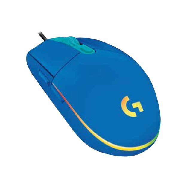 Kompiuterinė pelė laidinė LOGITECH G102 Lightsync Blue EER 2