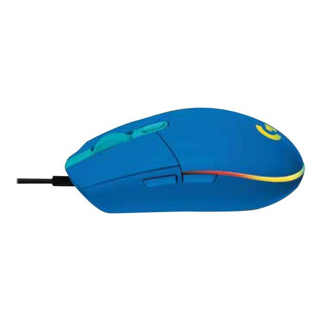 Kompiuterinė pelė laidinė LOGITECH G102 Lightsync Blue EER 5