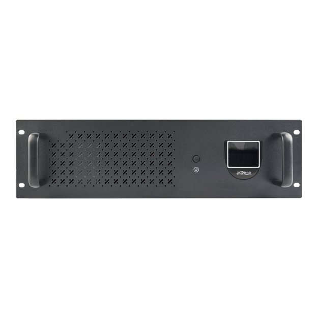 Nepertraukiamo maitinimo šaltinis UPS GEMBIRD UPS-RACK-2000 UPS Rack 19inch 3.4U 2000VA 2xIEC 2x Schuko USB LCD