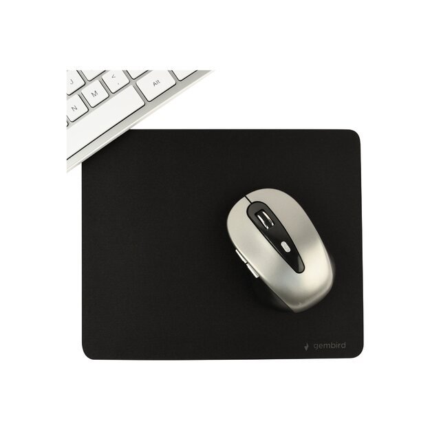 Pelės kilimėlis GEMBIRD MP-S-BK Gembird Black cloth mouse pad