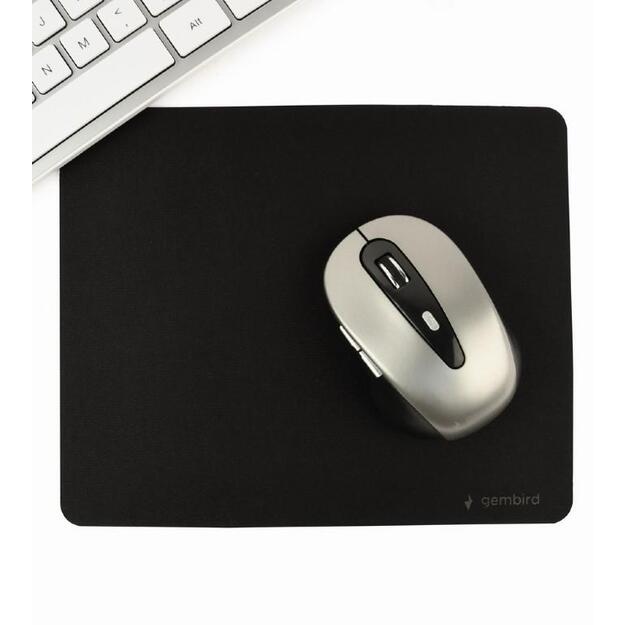 Pelės kilimėlis GEMBIRD MP-S-BK Gembird Black cloth mouse pad