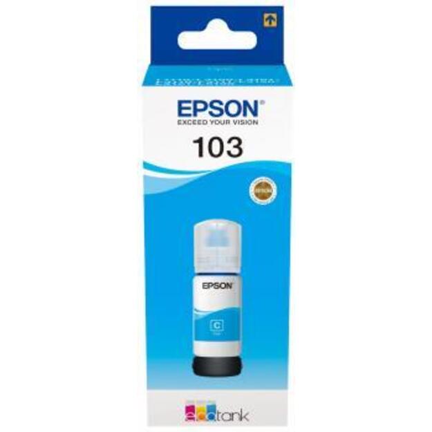 EPSON 103 EcoTank Cyan ink bottle