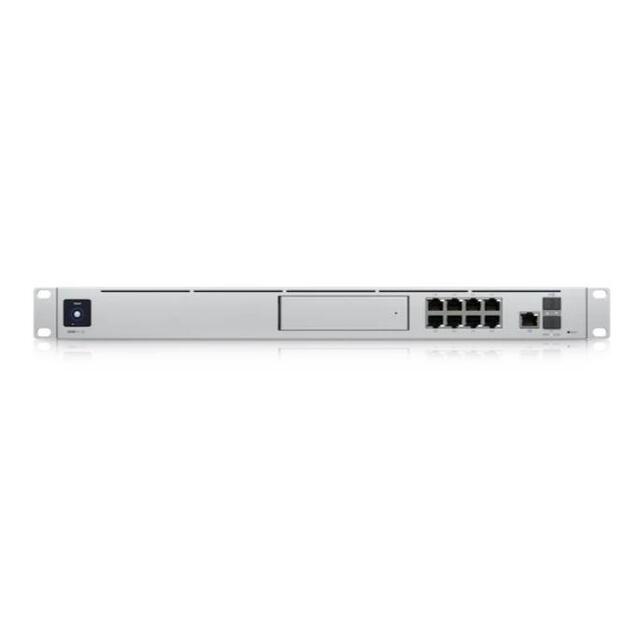 Komutatorius UBIQUITY UDM-SE Switch UniFi Dream Machine 8x RJ45 1000Mb/s 1x SFP+ 1x RJ45 2.5Gb/s WAN 1x SFP+ WAN 128GB SSD