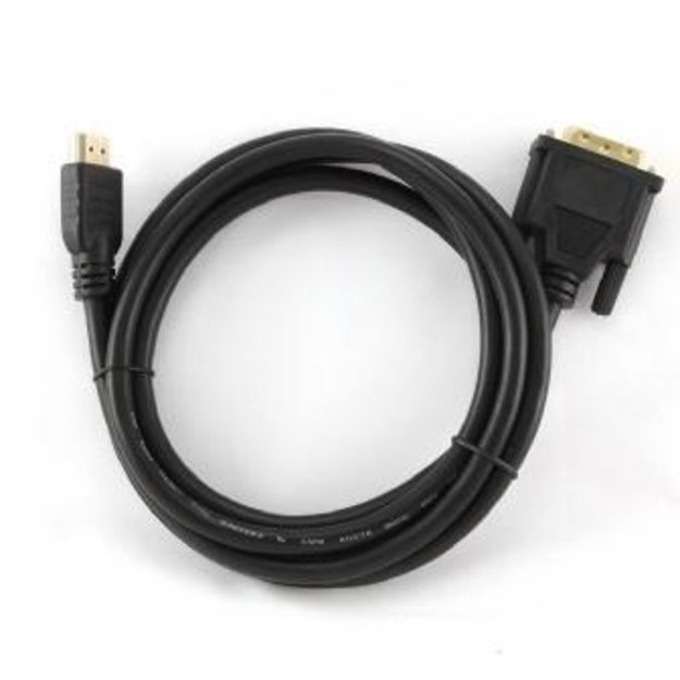 GEMBIRD HDMI to DVI male-male cable with gold-plated connectors 1.8m bulk package 12