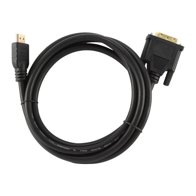 GEMBIRD HDMI to DVI male-male cable with gold-plated connectors 1.8m bulk package 14