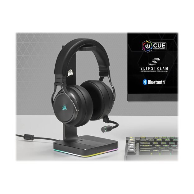 Ausinės CORSAIR Gaming Virtuoso RGB Wireless XT High-Fidelity Gaming Headset Slate EU version