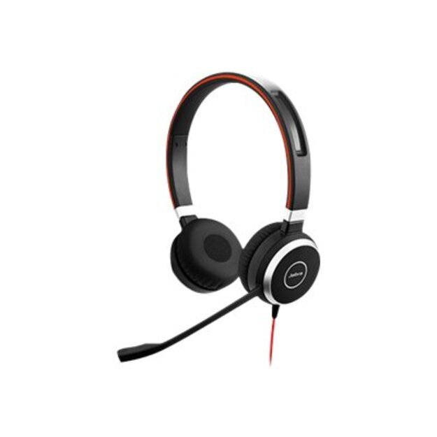 Ausinės JABRA EVOLVE 40 MS Stereo USB Headband Noise cancelling USB connector with mute-button and volume control on the cord