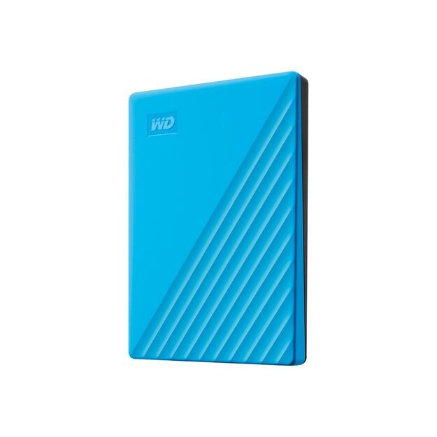 Išorinis kietasis diskas HDD |WESTERN DIGITAL|My Passport|2TB|USB 2.0|USB 3.0|USB 3.2|Colour Blue|WDBYVG0020BBL-WESN