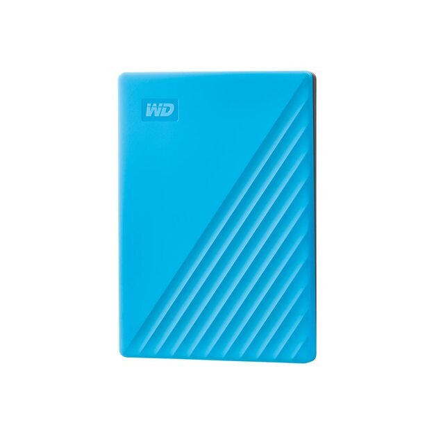 Išorinis kietasis diskas HDD |WESTERN DIGITAL|My Passport|2TB|USB 2.0|USB 3.0|USB 3.2|Colour Blue|WDBYVG0020BBL-WESN