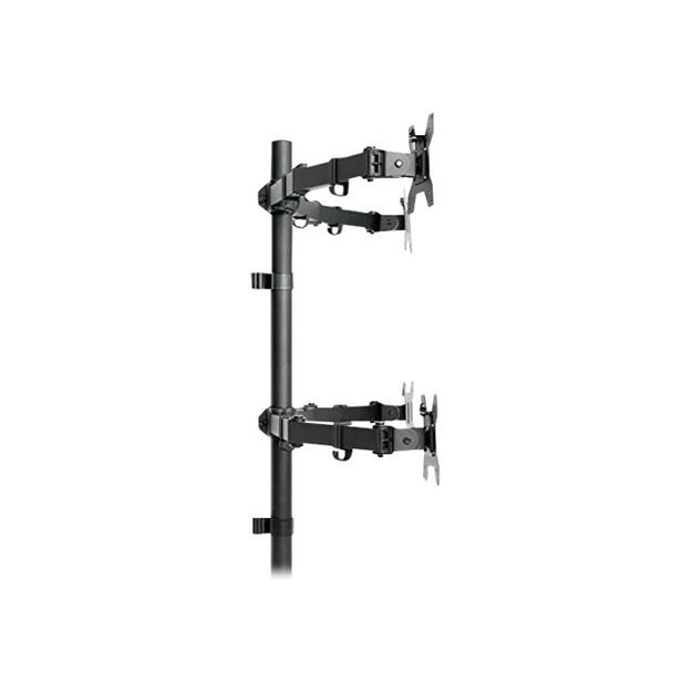 TECHLY 027521 Techly Quadruple desk LED/LCD monitor arm 13-27 VESA 4x 10kg full motion