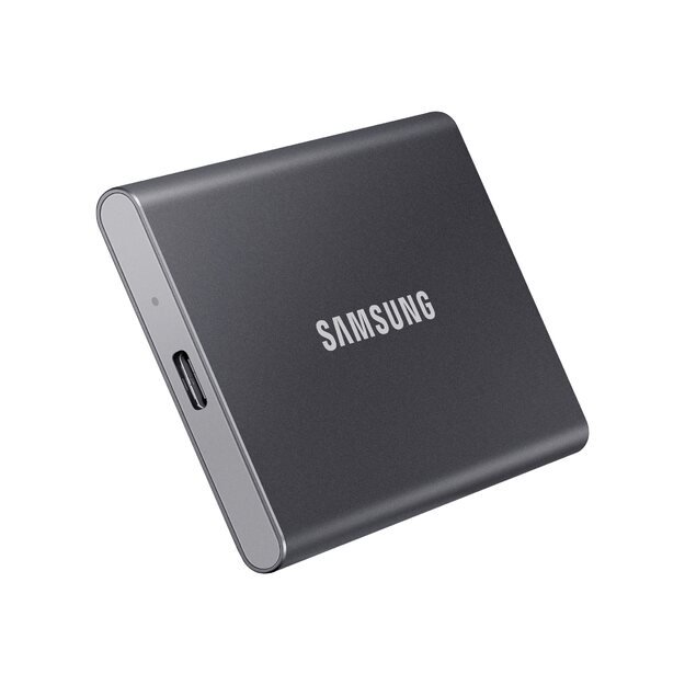Išorinis kietasis diskas SSD SAMSUNG T7 2TB extern USB 3.2 Gen 2 indigo titan grey 24