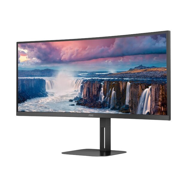 AOC CU34V5C/BK 34inch monitor HDMI DP USB