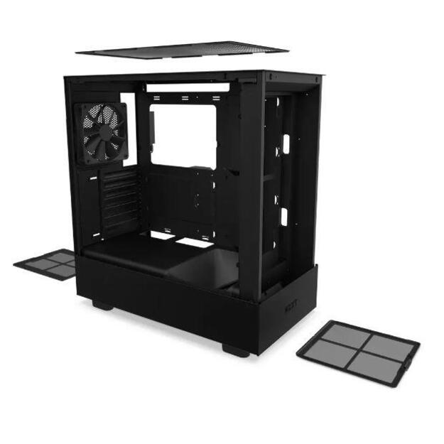 NZXT PC case H5 Flow RGB midi tower black