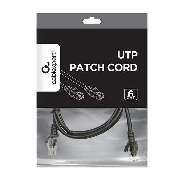 GEMBIRD UTP Cat6 Patch cord 1.5m black 1