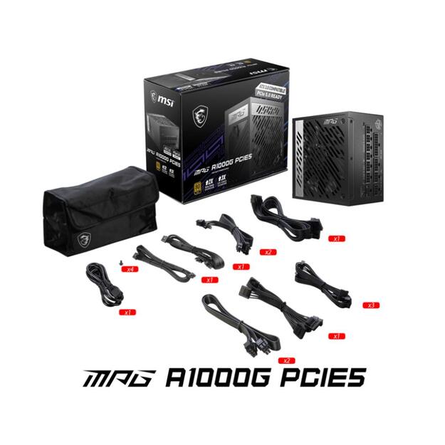 MSI MPG A1000G PCIE5 1000W PSU