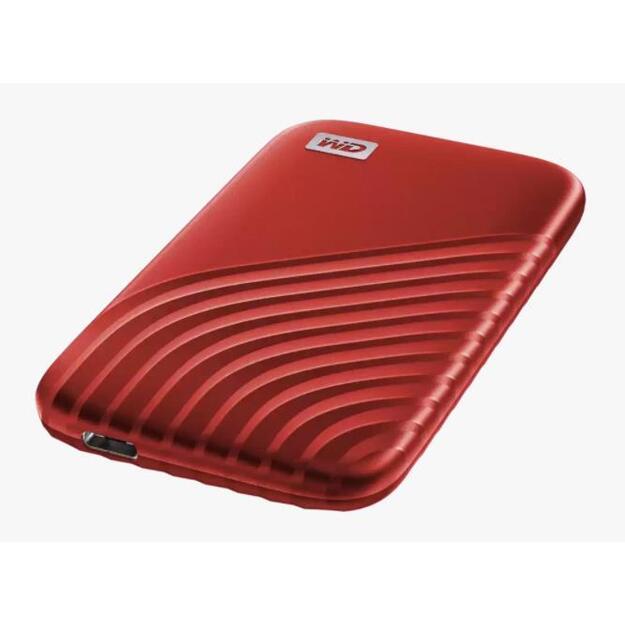 External SSD|WESTERN DIGITAL|My Passport|500GB|USB-C|Write speed 1000 MBytes/sec|Read speed 1050 MBytes/sec|Proprietary|WDBAGF5000ARD-WESN