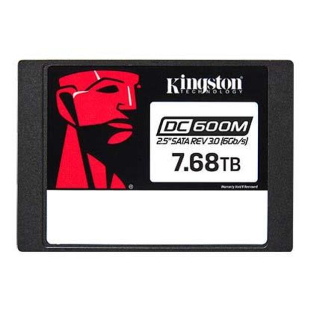 KINGSTON 7.68TB DC600M 2.5inch SATA3 mixed-use data center SSD for enterprise servers and NAS (VMWare Ready)