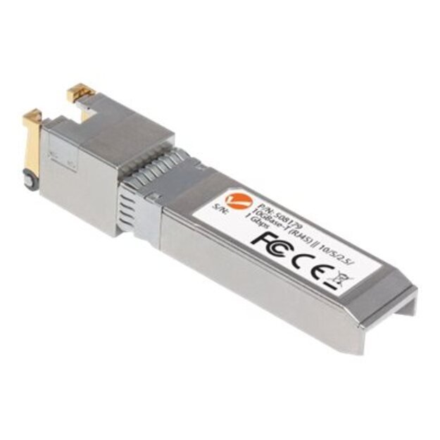 INTELLINET 10 Gigabit Copper SFP+ Transceiver Module 10GBase-T 30m 98 ft. up to 10Gbps Data-Transfer Rate with Cat 6a Cabling