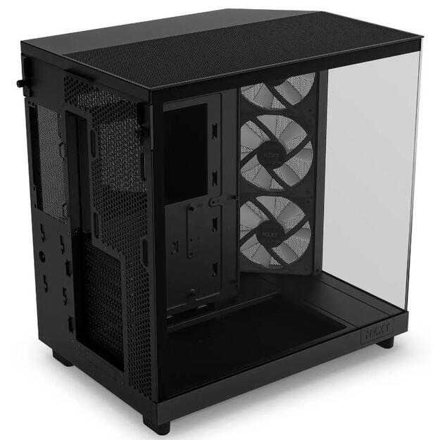 NZXT PC case H6 Flow RGB midi tower black