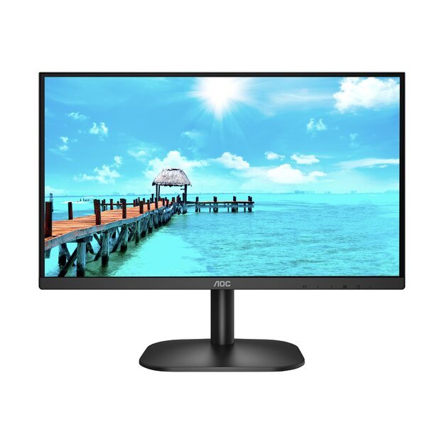 Monitorius AOC 24B2XH 23.8inch IPS FHD 1920x1080 16:9 250cd/m2 1000:1 7ms HDMI1.4 and VGA inputs Lowblue Mode VESA Compatible