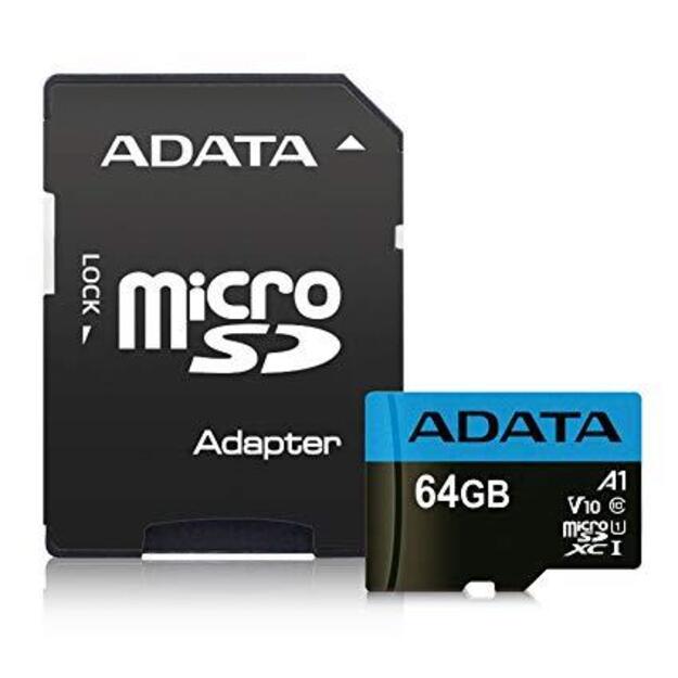 Atminties kortelė su adapteriu ADATA 64GB Micro SDXC V10 85MB/s + adapter