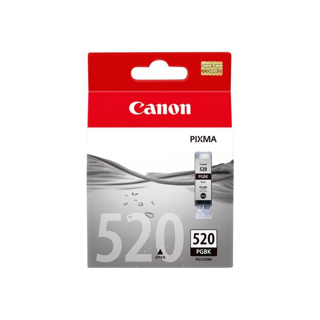 CANON PGI-520bk ink black 19ml iP3600 iP4600 MP540 MP620 MP630 MP980