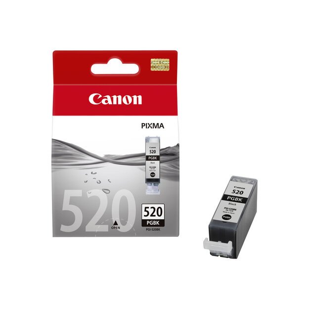 CANON PGI-520bk ink black 19ml iP3600 iP4600 MP540 MP620 MP630 MP980