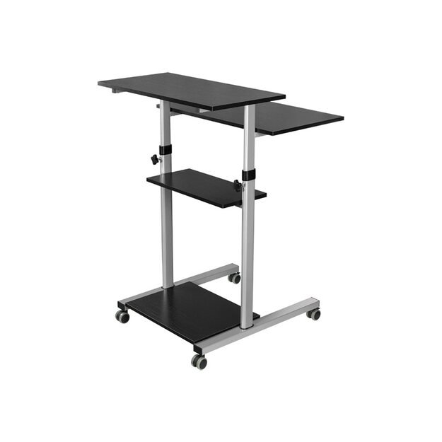 Kompiuterio stovas su ratukais LOGILINK BP0070 LOGILINK - Compact mobile stand up computer workstation