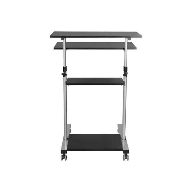 Kompiuterio stovas su ratukais LOGILINK BP0070 LOGILINK - Compact mobile stand up computer workstation