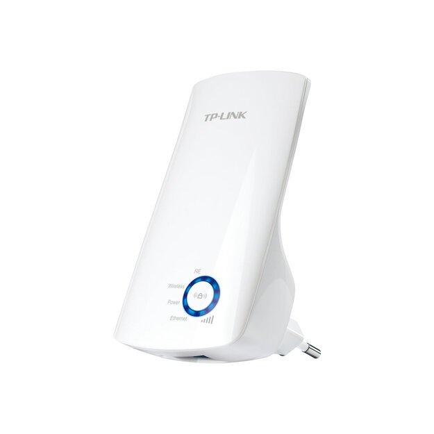 Belaidžio ryšio stiprintuvas TP-LINK 300Mbps Universal Wi-FI N 2.4GHz 300Mbps internal antennas Button