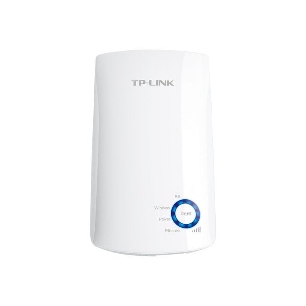 Belaidžio ryšio stiprintuvas TP-LINK 300Mbps Universal Wi-FI N 2.4GHz 300Mbps internal antennas Button