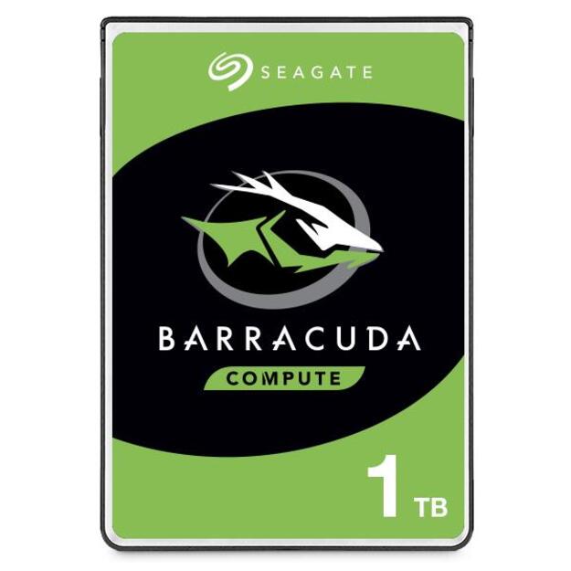 Kietasis diskas vidinis SEAGATE Barracuda 1TB HDD SATA 6Gb/s 5400rpm 2.5inch 7mm height 128Mb cache BLK