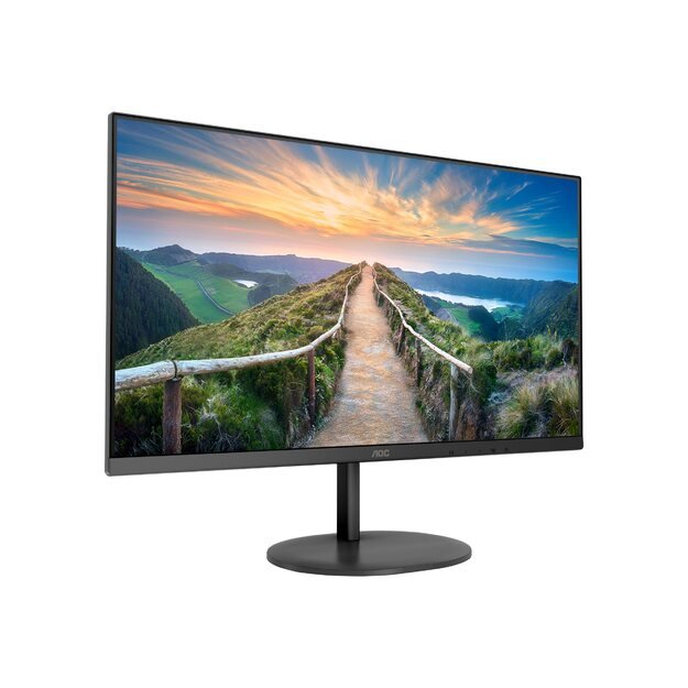 Monitorius AOC Q24V4EA 60.5cm 23.8inch 3 sides frameless IPS monitor HDMI 1.4 x1 DisplayPort 1.2 x1 9
