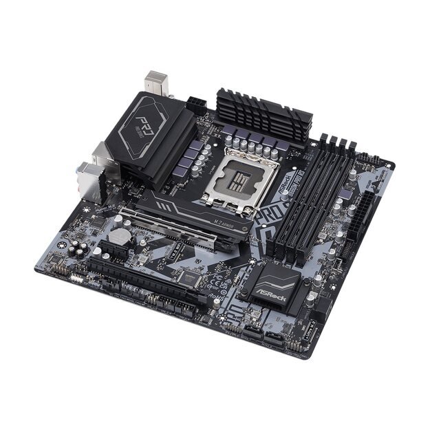 Pagrindinė plokštė ASROCK B660M Pro RS LGA1700 4x DDR4 DIMM HDMI DP 1xPCIe 5.0 x16 1xPCIe 4.0 x16 1xPCIe 3.0 x1