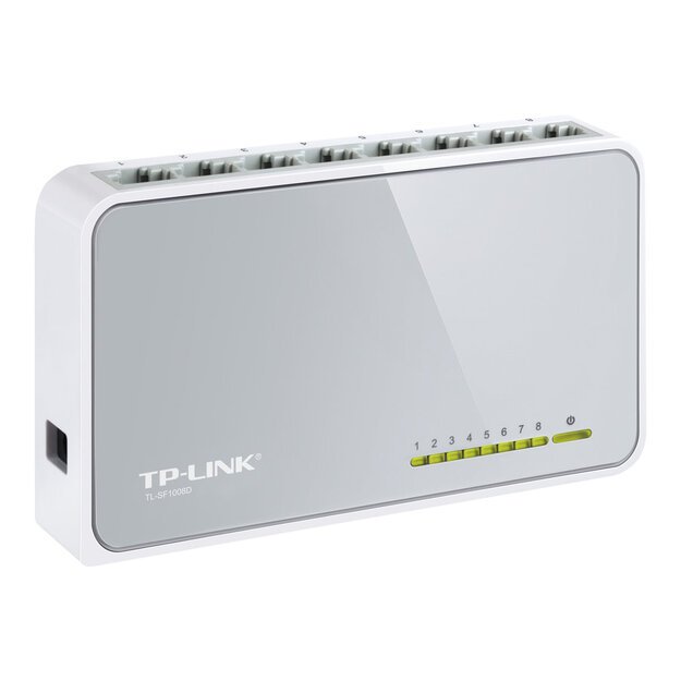 Komutatorius TP-LINK 8port 10 100 Desktop TL-SF1008D