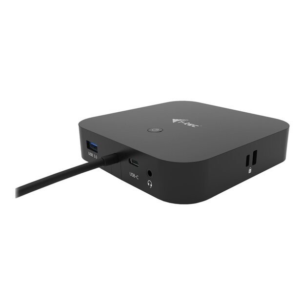 I-TEC USB-C Dual Display MST DS 1x DP 1x HDMI 1x GLAN 3x USB 3.0 2xUSB 2.0 1xUSB-C-Datei 1xAudio/Mic Jack 1x65W USB-C PD+Charger 77W