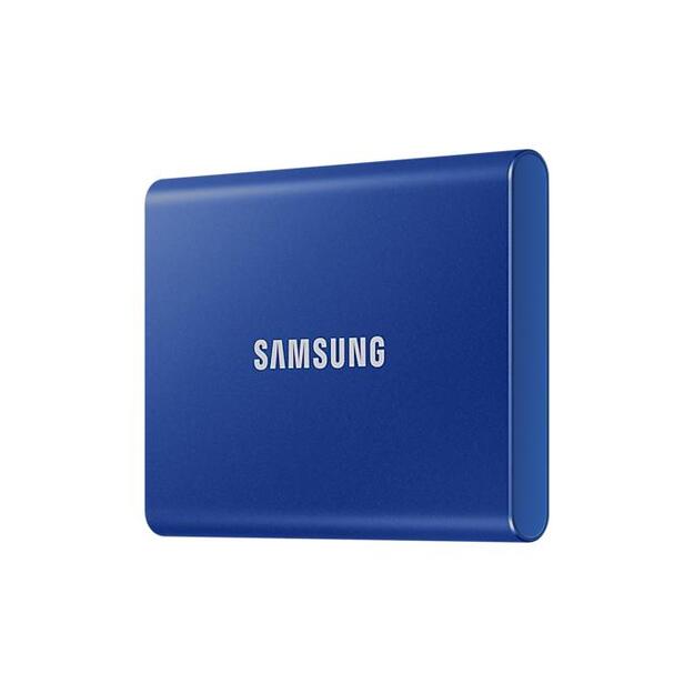 Išorinis kietasis diskas SSD |SAMSUNG|T7|2TB|USB 3.2|Write 1000 MBytes/sec|Read 1050 MBytes/sec|MU-PC2T0H/WW