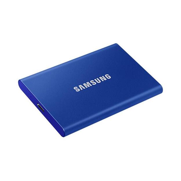 Išorinis kietasis diskas SSD |SAMSUNG|T7|2TB|USB 3.2|Write 1000 MBytes/sec|Read 1050 MBytes/sec|MU-PC2T0H/WW