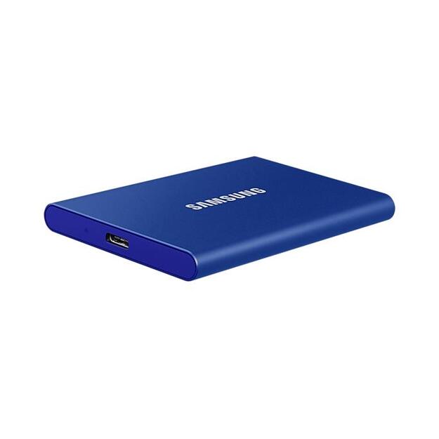 Išorinis kietasis diskas SSD |SAMSUNG|T7|2TB|USB 3.2|Write 1000 MBytes/sec|Read 1050 MBytes/sec|MU-PC2T0H/WW